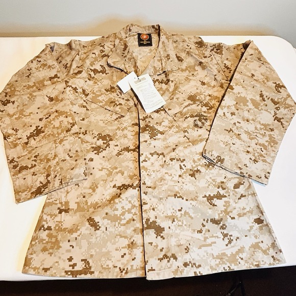 Other - USMC Marine Perimeter Insect Guard Blouse Shirt Marpat Camo Medium/Regular New
